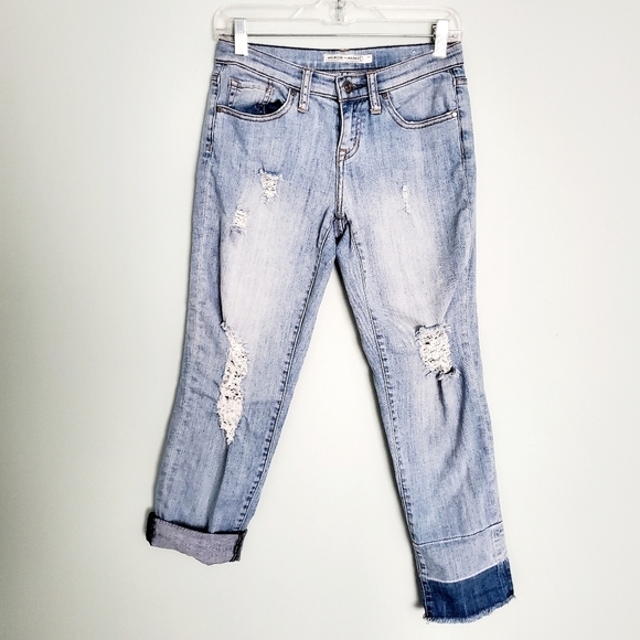 Melrose & Market Boyfriend Distressed Jeans - Picture 3 of 6